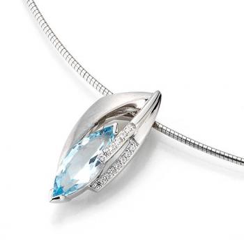 Breuning Anhänger - Edel Topas hell/Brillant 0,085 Ct. w/p1 3284