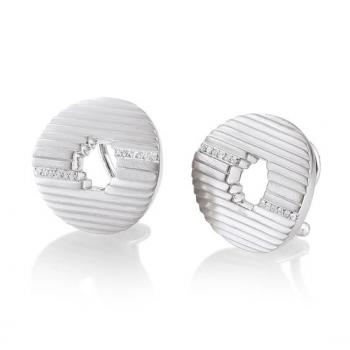 Breuning Ohrschmuck - E.Safir Weiss 2036900