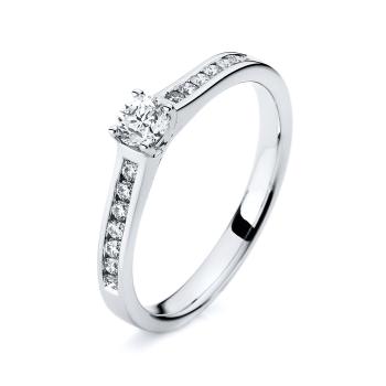 Diamant Ring 4er-Krappe 585er Weißgold 1A194W454-1 
