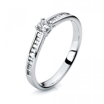 Diamant Ring 4er-Krappe 585er Weißgold 1A285W454-2 