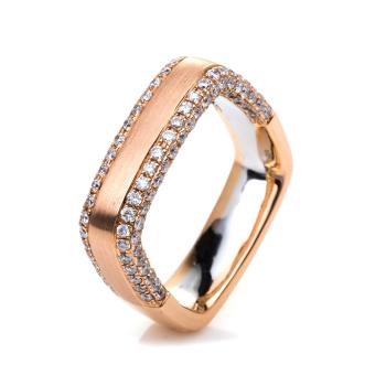 Diamant Ring 750er Rotgold / Weißgold 1C405RW852-1 