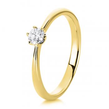 Diamant Ring 6er-Krappe 750er Gelbgold 1C479G854-3 