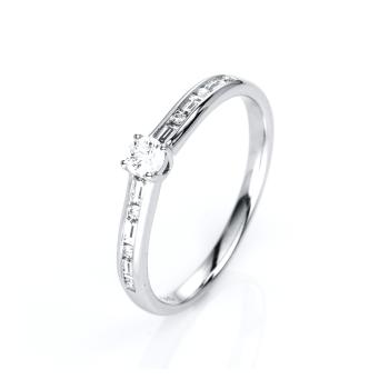 Diamant Ring 4er-Krappe 585er Weißgold 1C520W454-1 