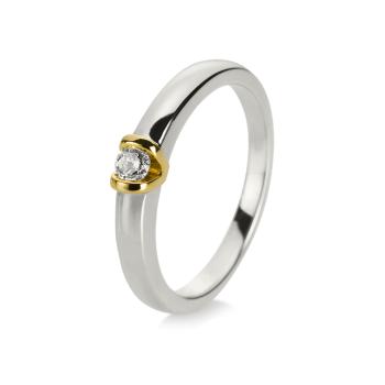 Diamant Ring 585er Weißgold / Gelbgold 1D900WG456-1 