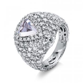 Diamant Ring 3er-Krappe 750er Weißgold 1M306W853-1 