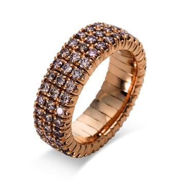 Diamant Ring 4er-Krappe 750er Rotgold 1N663R854-1 