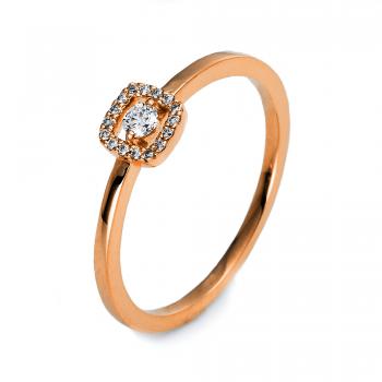 Diamant Ring 750er Rotgold 1O511R854-2 
