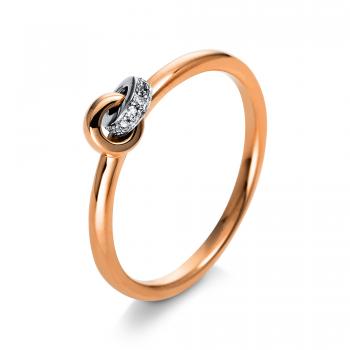 Diamant Ring 750er Rotgold / Weißgold 1Q405RW855-2 