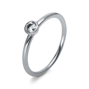Diamant Ring Zarge 750er Weißgold 1R883W853-1 