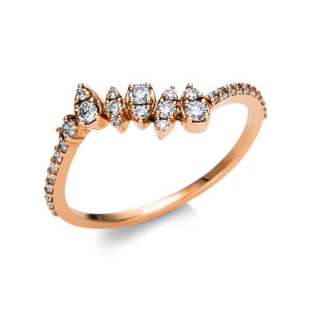 Diamant Ring 750er Rotgold 1U158R855-1 