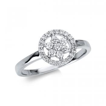 Diamant Ring 750er Weißgold 1U445W854-1 