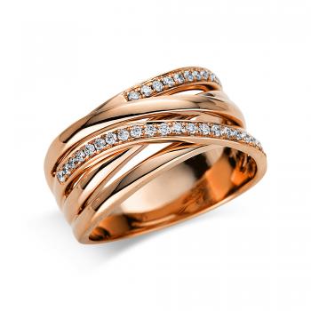 Diamant Ring 750er Rotgold 1U455R854-3 