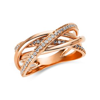 Diamant Ring 750er Rotgold 1U465R854-1 