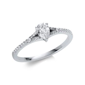 Diamant Ring 3er-Krappe 750er Weißgold 1U484W854-3 