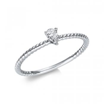 Diamant Ring 3er-Krappe 750er Weißgold 1U497W854-2 