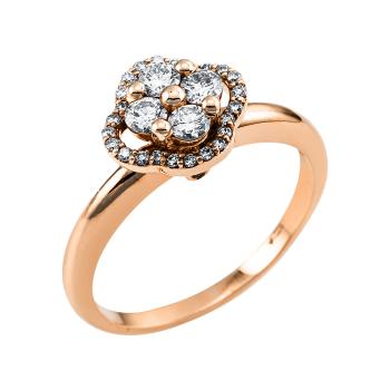 Diamant Ring 585er Rotgold 1V497R452-1 