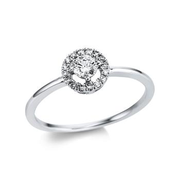 Diamant Ring 4er-Krappe 750er Weißgold 1W789W854-1 