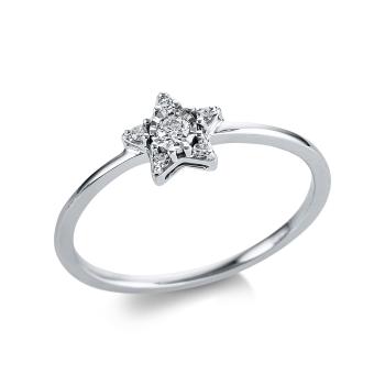 Diamant Ring 750er Weißgold Stern 1W820W854-1 