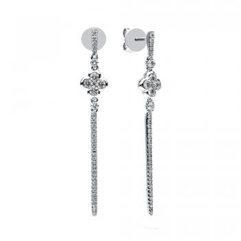 Diamant Ohrschmuck 750er Weißgold 2B781W8-2 