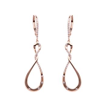 Diamant Ohrschmuck 750er Rotgold 2D663R8-5 