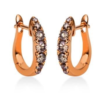 Diamant Creolen 750er Rotgold 2E762R8-1 