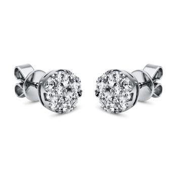 Diamant Ohrstecker 750er Weißgold 2E775W8-3 
