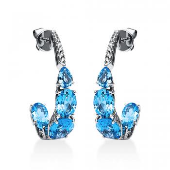 Diamant Ohrschmuck 750er Weißgold 2G322W8-1 