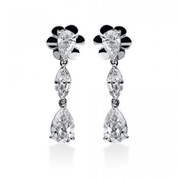 Diamant Ohrschmuck 750er Weißgold 2G892W8-1 