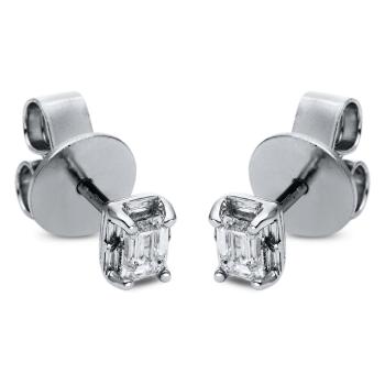 Diamant Ohrstecker 4er-Krappe 750er Weißgold 2H700W8-4 