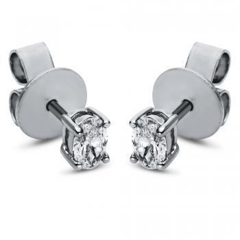 Diamant Ohrstecker 4er-Krappe 750er Weißgold 2H708W8-4 
