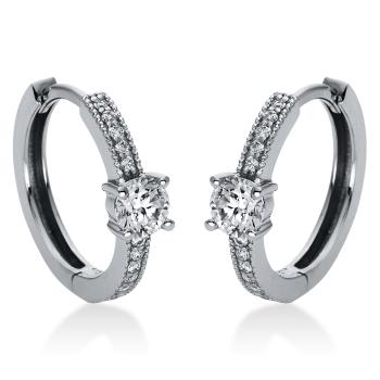 Diamant Creolen 585er Weißgold 2H866W4-1 