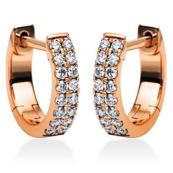 Diamant Creolen 750er Rotgold 2I829R8-1 