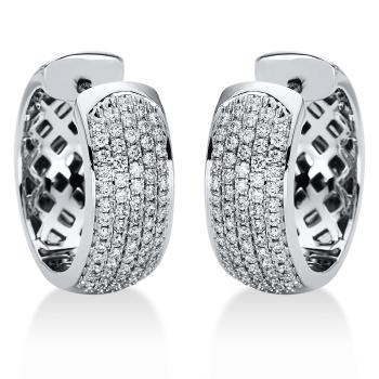 Diamant Creolen 750er Weißgold 2I880W8-1 