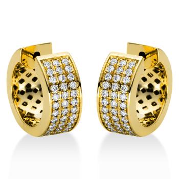 Diamant Creolen 750er Gelbgold 2I967G8-1 