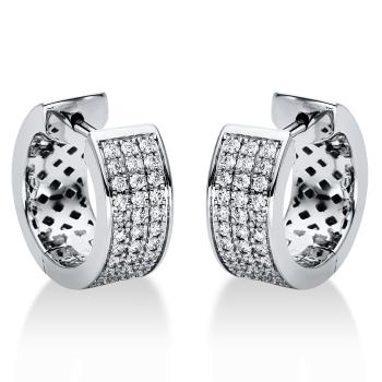 Diamant Creolen 750er Weißgold 2I967W8-1 