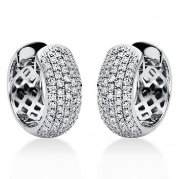 Diamant Creolen 750er Weißgold 2I969W8-3 