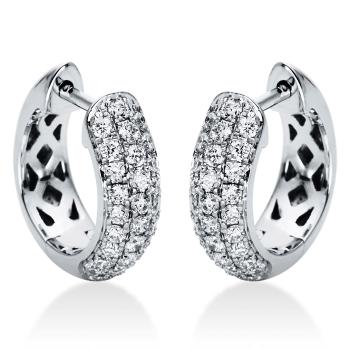 Diamant Creolen 750er Weißgold 2I971W8-3 