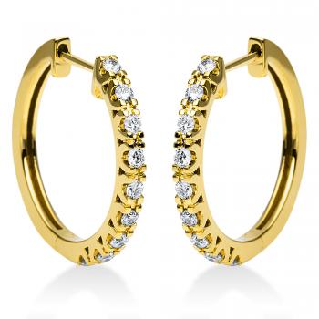 Diamant Creolen 750er Gelbgold 2I974G8-1 