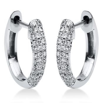 Diamant Creolen 750er Weißgold 2I981W8-4 