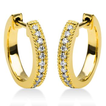 Diamant Creolen 750er Gelbgold 2I984G8-2 