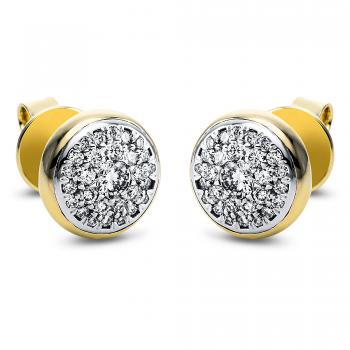 Diamant Ohrstecker 585er Gelbgold / Weißgold 2J462GW4-1 