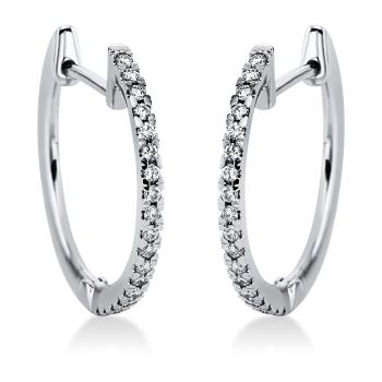 Diamant Creolen 585er Weißgold 2J815W4-1 