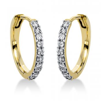 Diamant Creolen 585er Gelbgold / Weißgold 2J820GW4-1 