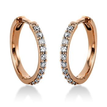 Diamant Creolen 585er Rotgold 2J820R4-1 