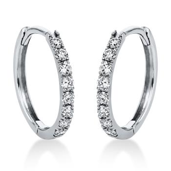 Diamant Creolen 585er Weißgold 2J822W4-1 