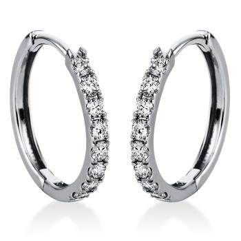 Diamant Creolen 585er Weißgold 2J823W4-1 