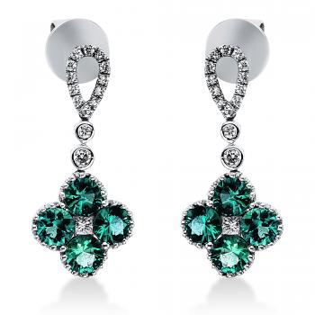 Diamant Ohrschmuck 750er Weißgold 2K048W8-1 