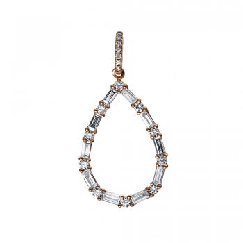 Diamant Anhänger 750er Rotgold 3D031R8-1 