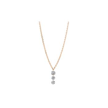 Diamant Collier 750er Rotgold 4A356R8-1 