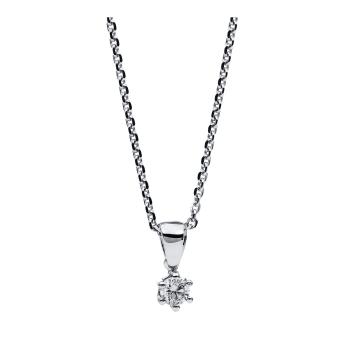 Diamant Collier 6er-Krappe 585er Weißgold 4A710W4-1 